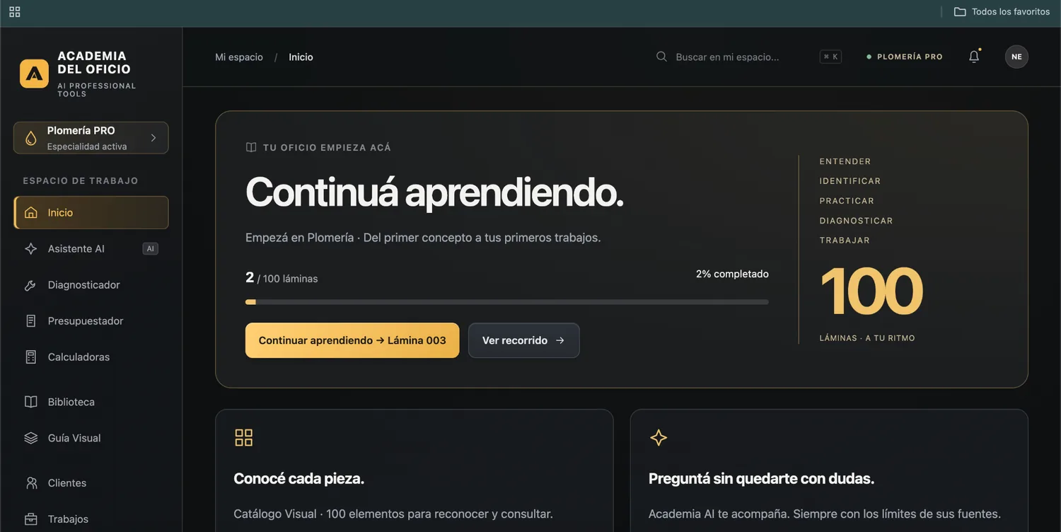 Plomería PRO en computadora