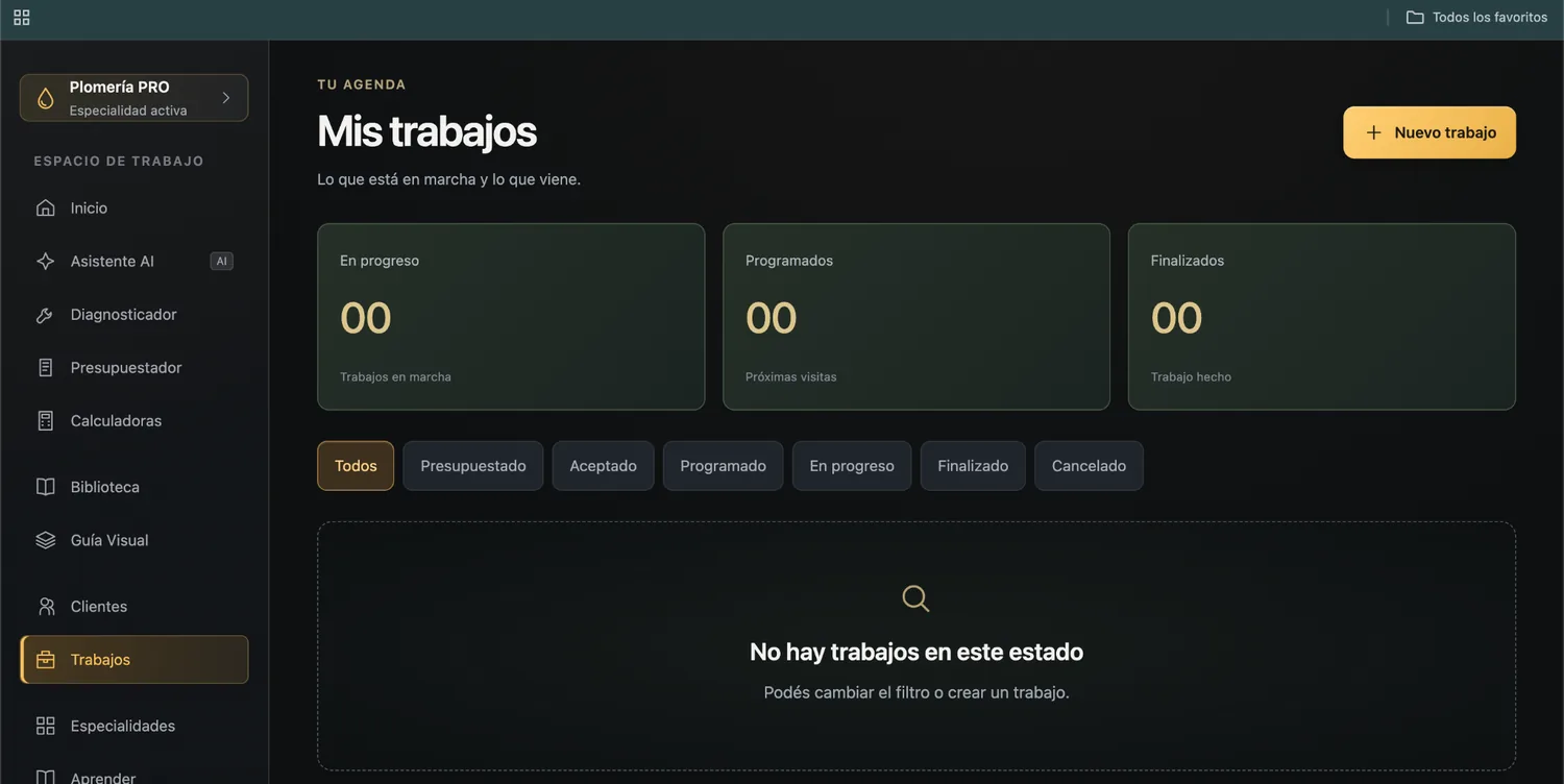 Trabajos Plomería PRO